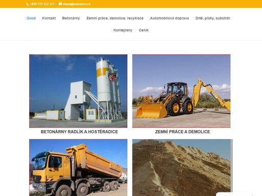 betonárka radlík a betonárka hostěradice. dovoz a doprava betonu. zemní prácea demolice. prodej drtí, písku, kačírku.