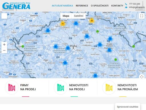 genera s.r.o. se úzce specializuje na zajišťování prodejů a pronájmů průmyslových nemovitostí. na trhu nemovitostí se úspěšně pohybujeme již 28. rokem.