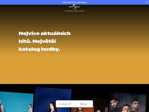 největší katalog hudby. nejvíce aktuálních hitů.