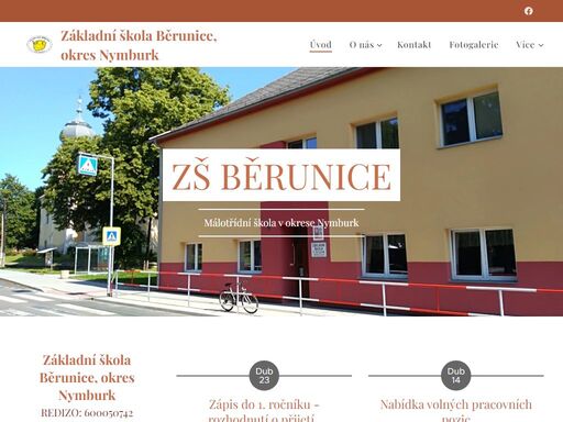 základní škola běrunice, okres nymburk