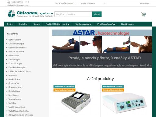 specialisté na prodej a servis zdravotnické techniky. montáže, školení, opravy, revize či btk (bezpečnostní technické kontroly) zdravotnických prostředků. lékařské přístroje, technika a zdravotnický materiál pro nemocnice, ordinace, domovy důchodců a zdravotnické instituce.