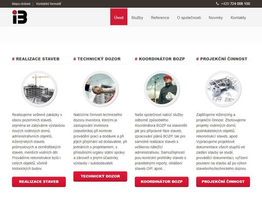 koordinátor bozp, technický dozor, realizace staveb, projekční činnost
