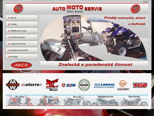 prodej a servis motocyklů