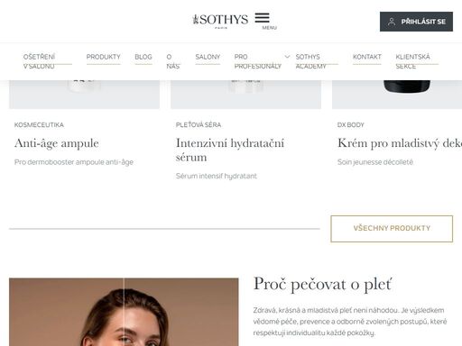 luxusní francouzská profesionální kosmetika pro wellness a spa, která pomáhá měnit úroveň kosmetických salonů a salonů krásy.