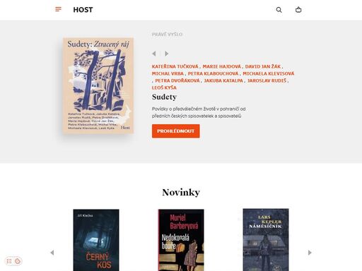 v nakladatelství host se dlouhodobě snažíme čtenářům zprostředkovávat pestré literární zážitky a být pro ně zárukou kvality. proto lpíme nejen na vysoké literární úrovni vydávaných titulů, ale i na prvotřídních překladech, redakční práci a celkovém grafickém zpracování.