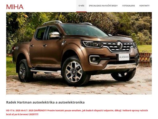 specialista na francouzské automobily, opravy osobních a lehkých dodávkových vozidel.