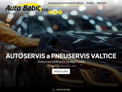 auto babič -  mechanické, karosářské a lakýrnické práce osobních a užitkových vozidel všech značek, poradenství při koupi nebo prodeji vozidla, výkup vozidel...