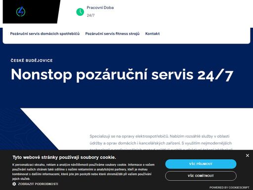 pozáruční opravy a servis domácích spotřebičů a fitenss strojů.