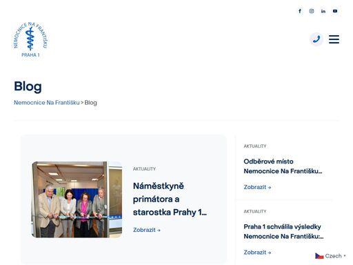 moderní nemocnice v srdci evropy. špičková zdravotní péče, zkušený personál a moderní vybavení.