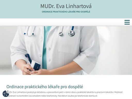 mudr. eva linhartová poskytuje léčebnou a preventivní péči v rámci praktické lékařství, pracovní lékařství a kineziologické tejpování.