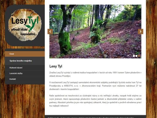 lesy tyl - rizikové kácení, lesnické služby, zalesňování, palivové dřevo