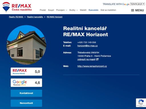 chcete prodat, koupit či pronajmout byt, dům nebo pozemek? spolehněte se na jedničku mezi realitkami. re/max je tu pro vás na více než 170 místech v celé čr.
