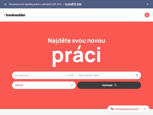 pro uchazeče