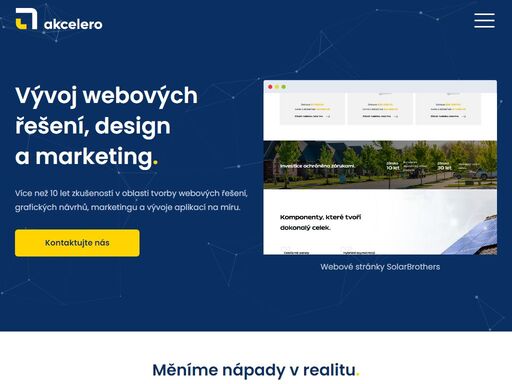 tvoříme kreativní a funkční digitální produkty. máme více než 10 let zkušeností v oblasti tvorby webových stránek, e-shopů, grafických návrhů a vývoje online aplikací na míru.
