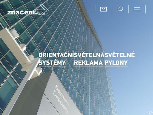 značení, orientační, systémy navrhujeme informační značení, realizujeme orientační systémy budov