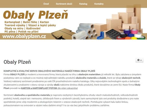 vše pro obaly nabízí obaly plzeň. kompletní servis obalového materiálu - prodej, výroba a distribuce - obaly z kartonu a kartonplastu, kartonové krabice, tvarové výseky, fólie, vázací pásky, lepicí pásky na míru.