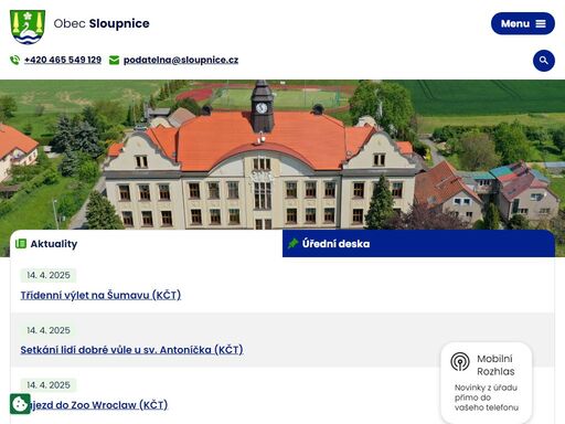 sloupnice je velká obec na východě čech v pardubickém kraji. nachází se v údolí u hranic s okresem ústí nad orlicí asi 6 km severně od historického města litomyšl.