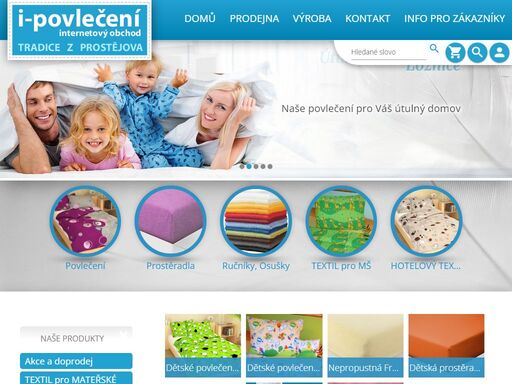 damaškové povlečení, ubrusy, prostěradla, přehozy, hotelový textil