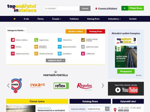 v časopise dostávají prostor jak informace nejvyšší odborné úrovně, tak informace z praxe, které dokumentují problémy a nejrůznější technická řešení. 