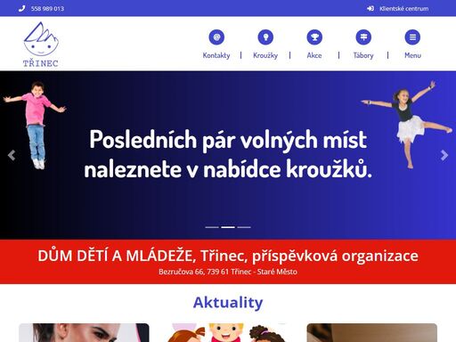 pořádáme akce po celý rok, nabízíme dětem pestrou nabídku kroužků, víkendových soustředění a táborů. s námi se nudit nebudete :-)