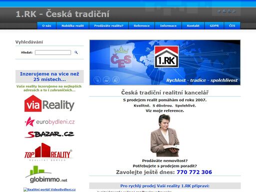 1.rk - 1.česká tradiční realitka okres šumperk.