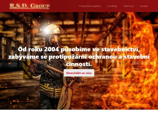 r.s.d. group - komplexní řešení požární ochrany a bezpečnosti staveb. provádíme montáže a instalace kompletních protipožárních systémů po celé republice.