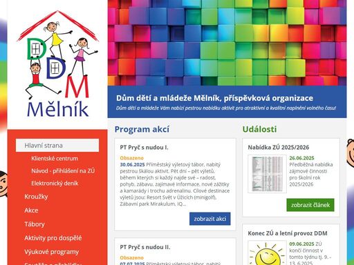 dům dětí a mládeže mělník, příspěvková organizace