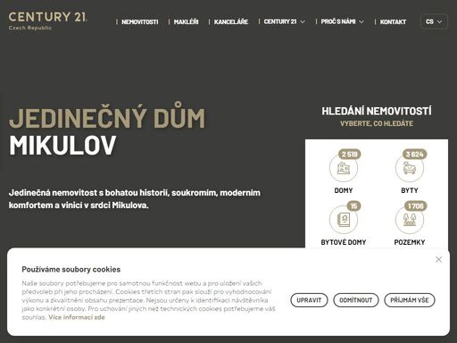 stovky nemovitostí na prodej každý den. to je realita.