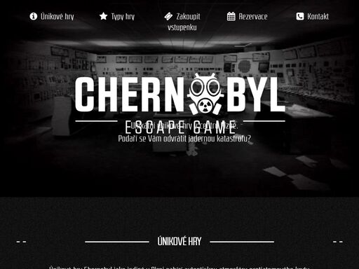 únikové hry v plzni. zábava pro přátele, teambuilding nebo jako dárek. únikové hry ve dvou úrovních. chernobyl záchranná mise nebo dozimetrická věž.