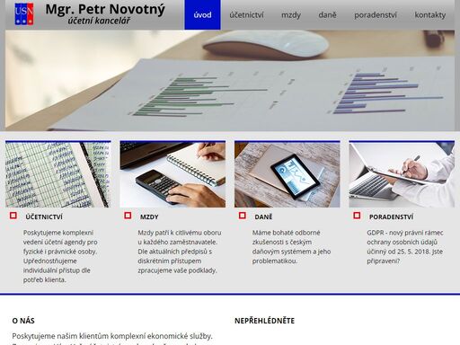 kompletní vedení účetnictví, zpracování mezd, daní a poradenství.