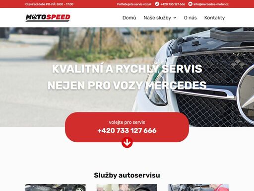 jsme profesionální autoservis moto speed. nabízíme záruční a pozáruční servis, pneuservis, čištění vozů, asistenci při dopravní nehodě a mnoho dalšího.
