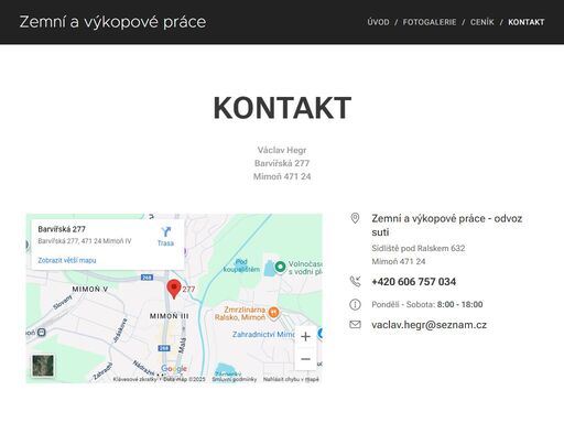 václav hegrbarvířská 277mimoň 471 24