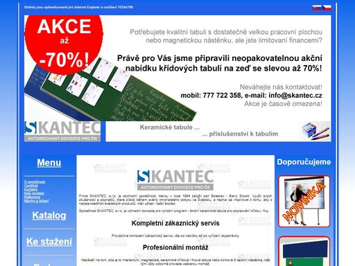 skantec s.r.o tabule, interaktivní tabule,ebeam,školní potřeby