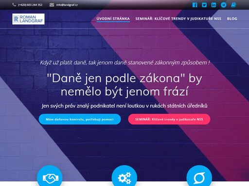 naprostá diskrétnost malá kancelář umožnuje vysoký standard diskrétnosti, která je pro daňové poradenství klíčová zkušenost a odbornost daňový poradce s 30-ti letou praxí, věnující se i publikační a lektorské činnosti maximální motivace maximální nasazení pro prosazení práv podnikatele s cílem úspěchu ve sporu s finančním úřadem máte problémy s finančním úřadem? obraťte se na nás,…