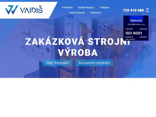  vaidiš - kovoobráběčství s.r.o. - zakázková strojní výroba