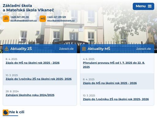 základní škola ve vlkanči je vesnická škola málotřídního typu. už v roce 1775 byla v obci zřízena dvoutřídní obecná škola. nynější školní budova byla postavena v r. 1877.