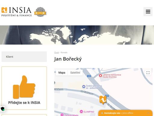 insia a.s. praha. jste makléř nebo zájemce o pojištění? kontaktujte naše specialisty nebo se na nás obraťte přes kontaktní formulář.