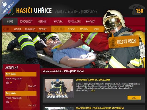 hasiči uhřice - oficiální stránky sdh a jsdho uhřice
