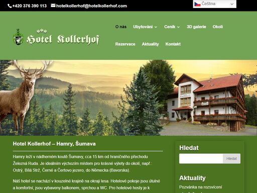 hotel kollerhof nabízí celoroční pohodlné ubytování v srdci šumavských lesů, pro hotelové hosty je k dispozici restaurace s domácí kuchyní a sauna.