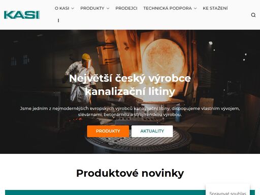 kasi - největší český výrobce kanalizační litiny. prohlédněte si nabídku této společnosti s 18 letou historií!