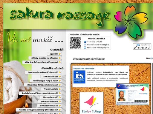 sakura-massage: masážní salon v opavě - víc než masáž...
