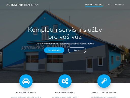 autoservis blahutka nabízí kompletní servis a opravy osobních i nákladních vozidel všech značek.