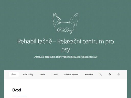 rehabilitace, relaxace, stříhání, trimování, fyzioterapie, aromaterapie, masáže, ozonoterapie, bahenní zábaly chceme vybudovat takové psí centrum, které bude vašim mazlíčkům poskytovat co nejvíce služeb na jednom místě. prioritou je individuální a profesionální přístup ke každému klientovi. naší snahou je, aby se k nám pejsci a jejich páníčci rádi vraceli.