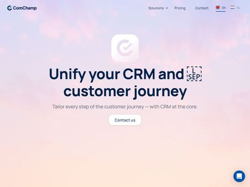 do you manage crm and customer journey? ? comchamp is a cost-effective tool with simple solutions to help manage & grow sales! ? call +31 23 234 0232!