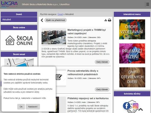střední škola a mateřská škola o.p.s., litoměřice