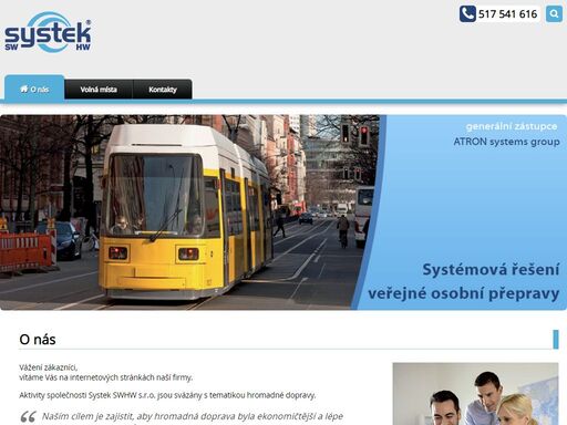 o nás, systémová řešení veřejné osobní přepravy, generální zástupce  atron systems group