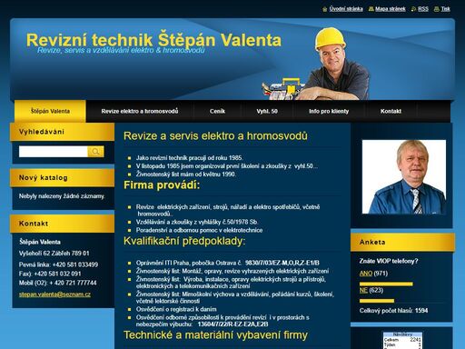 revize elektrických zařízení bez omezení prostředí a napětí včetně  hromosvodů v okrese šumperk.