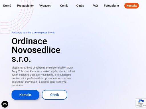 ordinace doktorky anny votavové. sídlíme v novoselidcích u teplic. nab„mudr. anna votavová, praktická lékařka v novosedlicích – moderní vybavení (ekg, crp, inr, 24 h tlak), online objednávky, osobní přístup a péče o dospělé.“