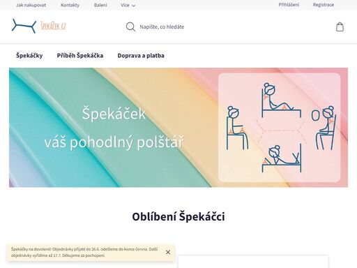 naše polštáře mají unikátní tvar, který zaručuje, že sedí perfektně jak za krkem, tak za zády a můžete je dokonce použít i jako opěru pro váš tablet či knihu.
díky třem stranám můžeme kombinovat barvy jak se nám zachce, což hrozně baví nás, a věříme, že díky tomu budou výsledné produkty bavit i vás. 