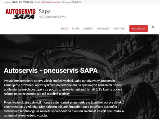 autoservis praha 4 : autoservis sapa nabízí profesionální služby - kompletní opravy všech motorových vozidel.